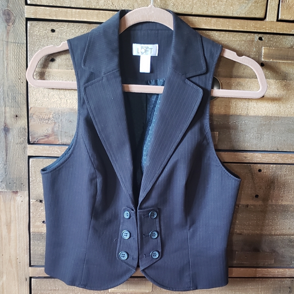 Ĺoft Womens Suit Vest Black